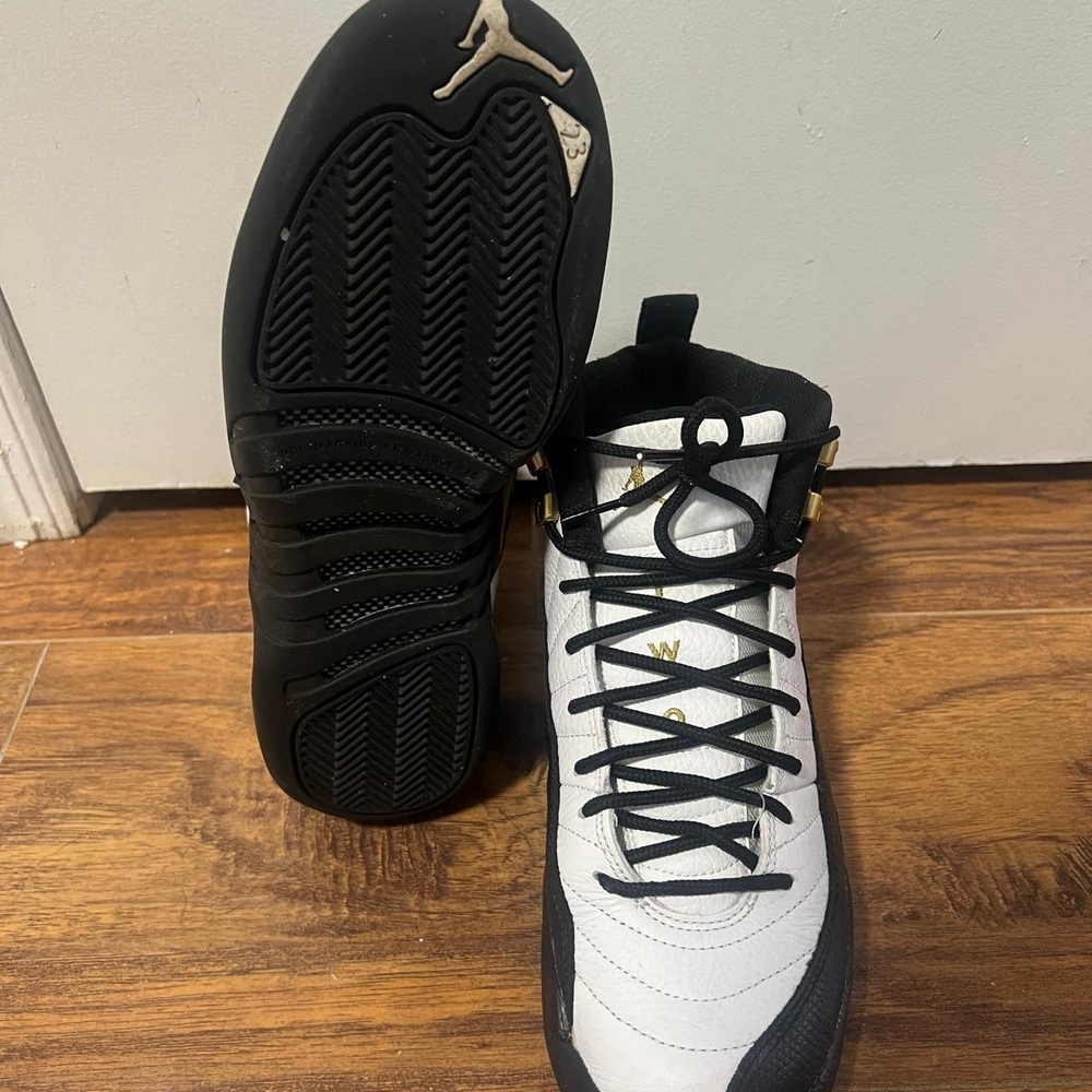 Jordan Black and White High-Top Sneakers